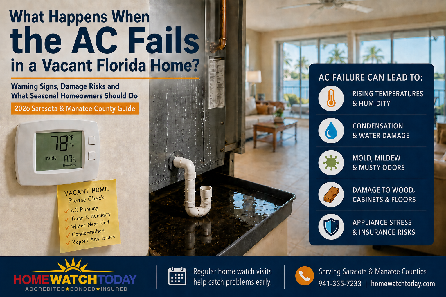 What Happens When the AC Fails in a Vacant Florida Home?