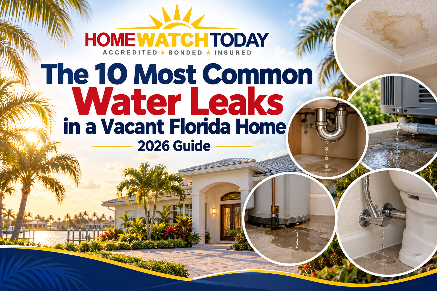 10 Most Common Water Leaks in a Vacant Florida Home