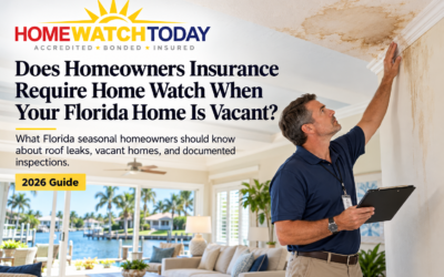 Vacant Florida Home Insurance & Home Watch: 2026 Guide