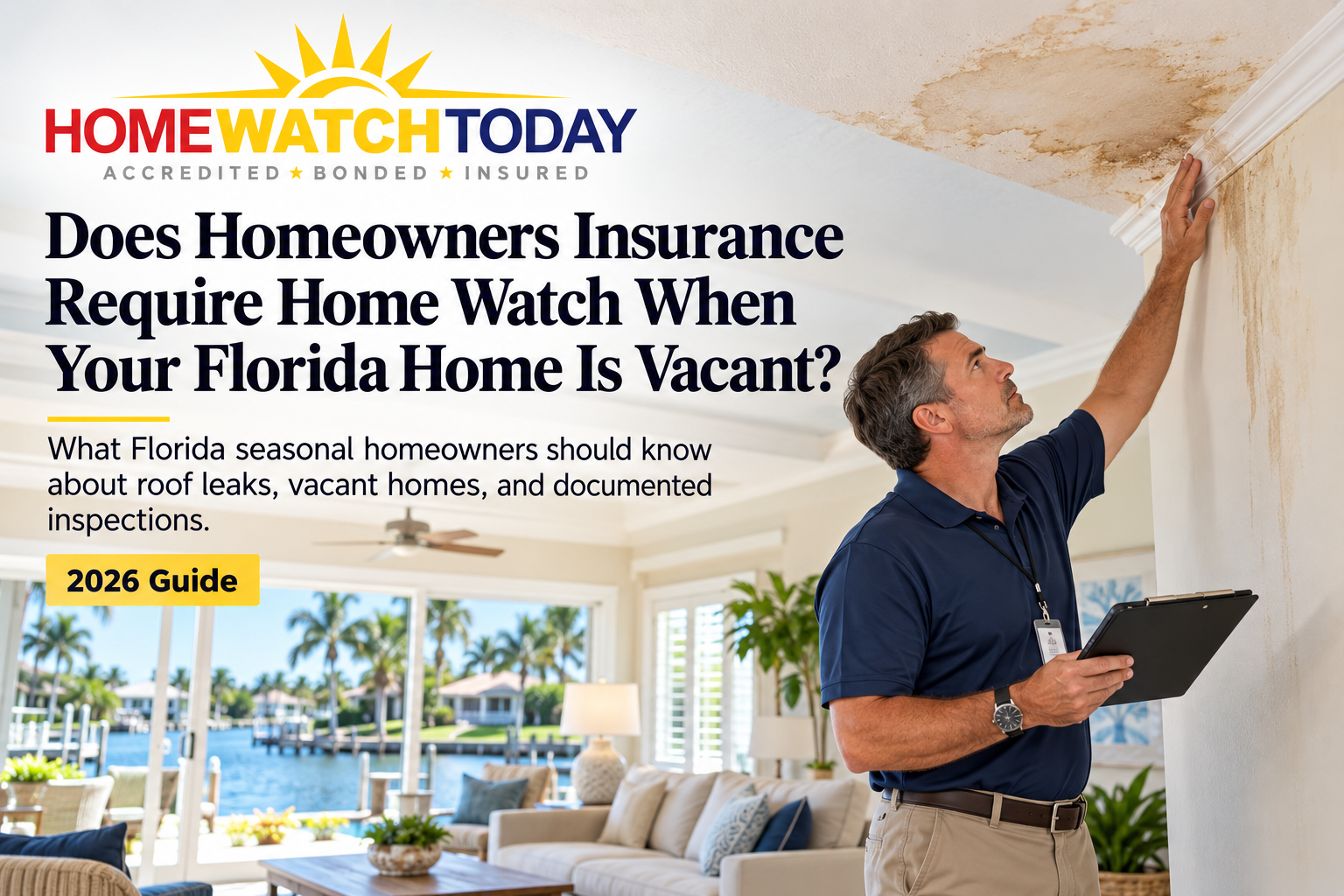 Vacant Florida Home Insurance & Home Watch: 2026 Guide Vacant Florida Home Insurance & Home Watch: 2026 Guide