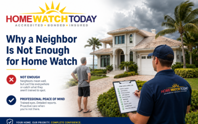 Neighbor vs. Professional Home Watch: 2026 Sarasota & Manatee Guide